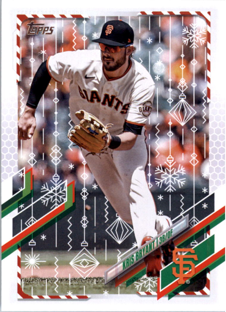 2021 Topps Walmart Holiday Baseball Card Pick (Base)