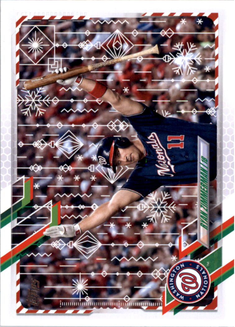 2021 Topps Walmart Holiday Baseball Card Pick (Base)