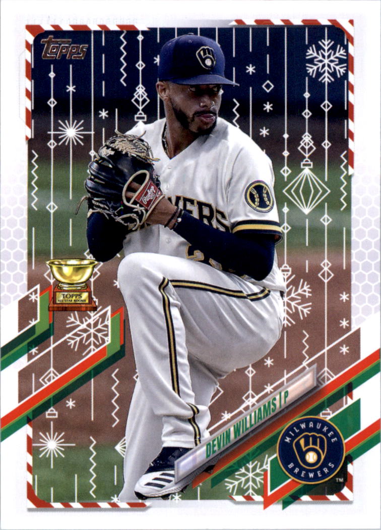 2021 Topps Walmart Holiday Baseball Card Pick (Base)