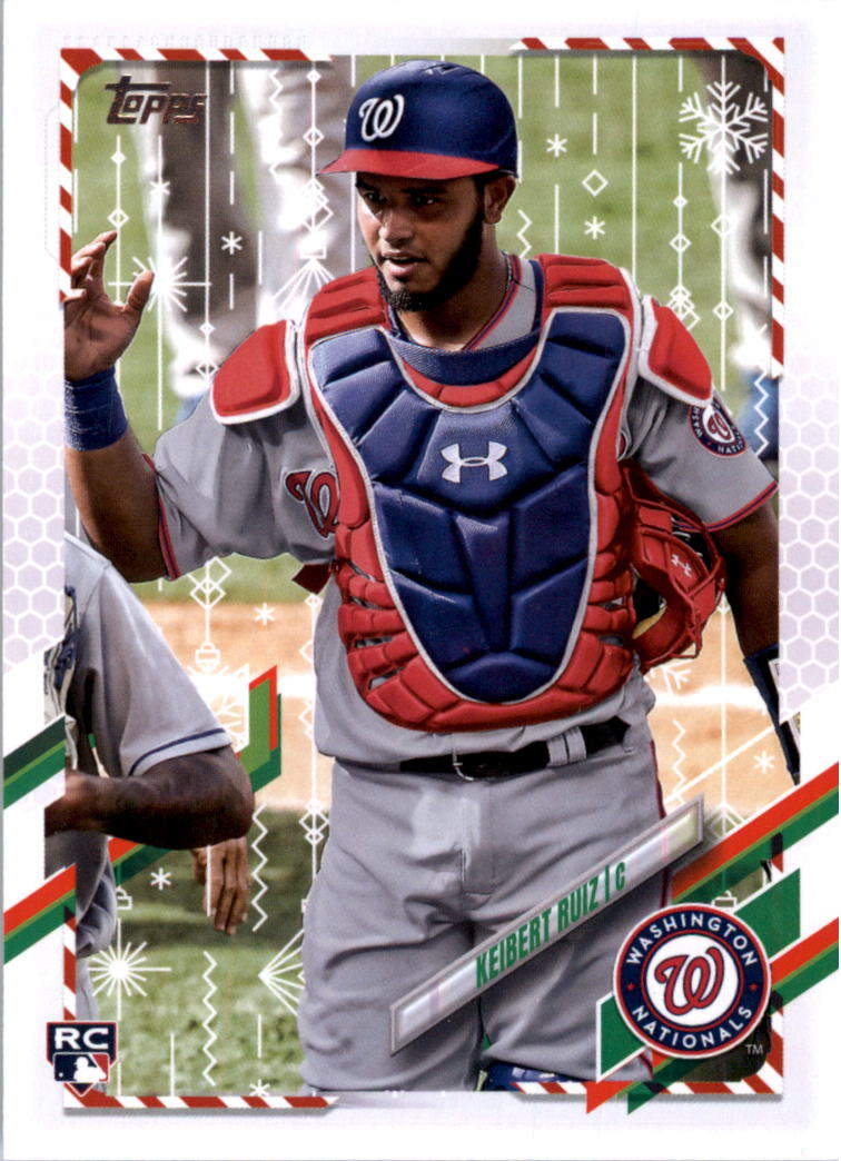 2021 Topps Walmart Holiday Baseball Card Pick (Base)