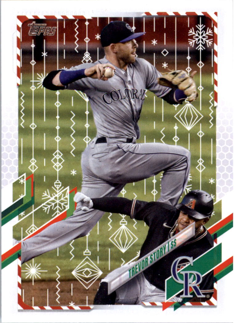 2021 Topps Walmart Holiday Baseball Card Pick (Base)