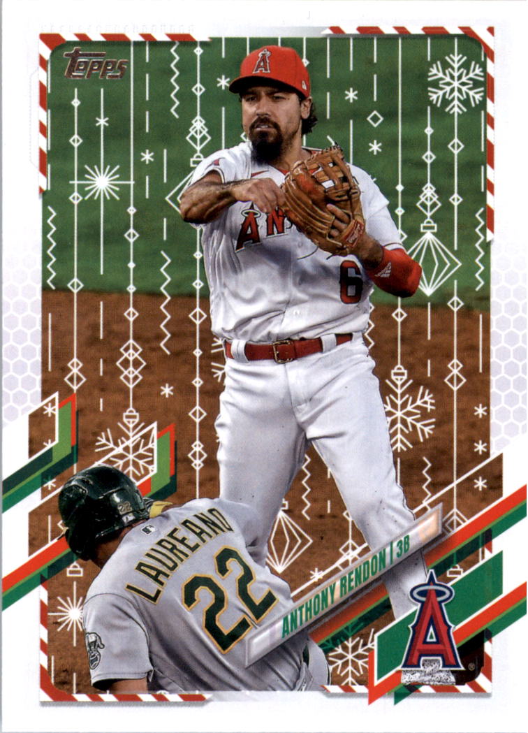 2021 Topps Walmart Holiday Baseball Card Pick (Base)