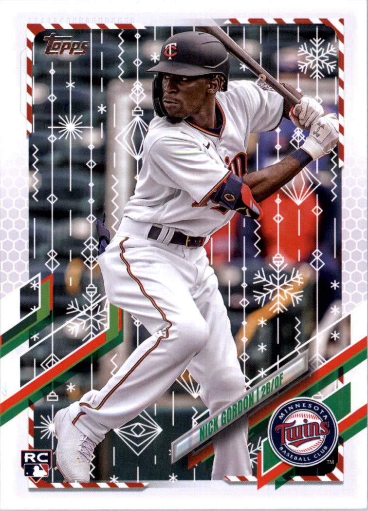 2021 Topps Walmart Holiday Baseball Card Pick (Base)