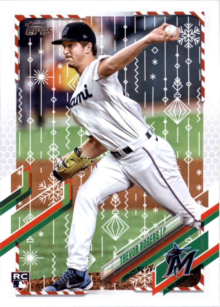 2021 Topps Walmart Holiday Baseball Card Pick (Base)