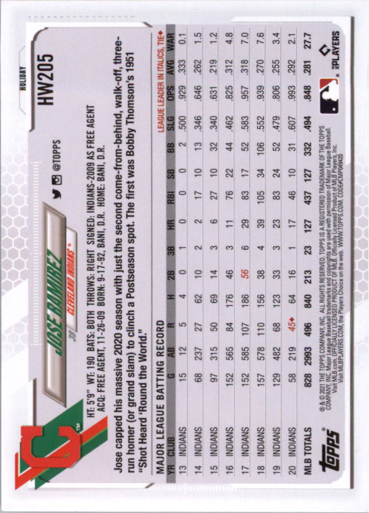 2021 Topps Walmart Holiday Baseball Card Pick (Base)