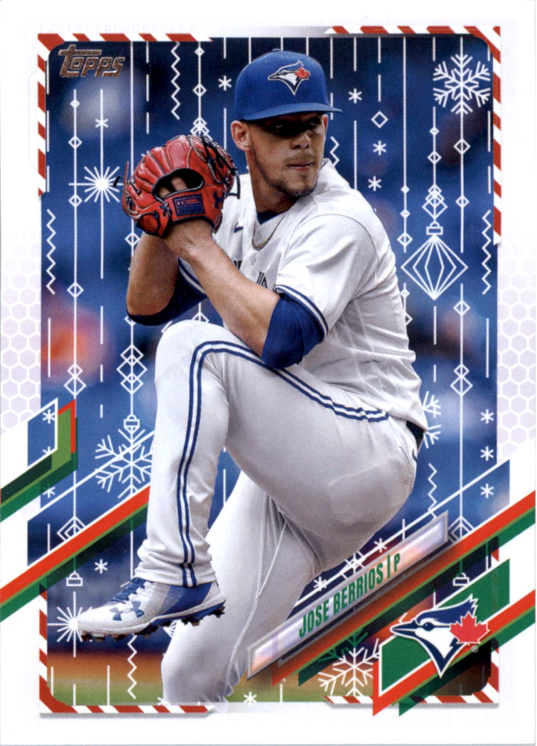 2021 Topps Walmart Holiday Baseball Card Pick (Base)