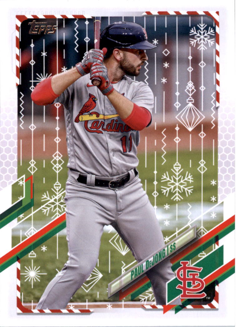 2021 Topps Walmart Holiday Baseball Card Pick (Base)