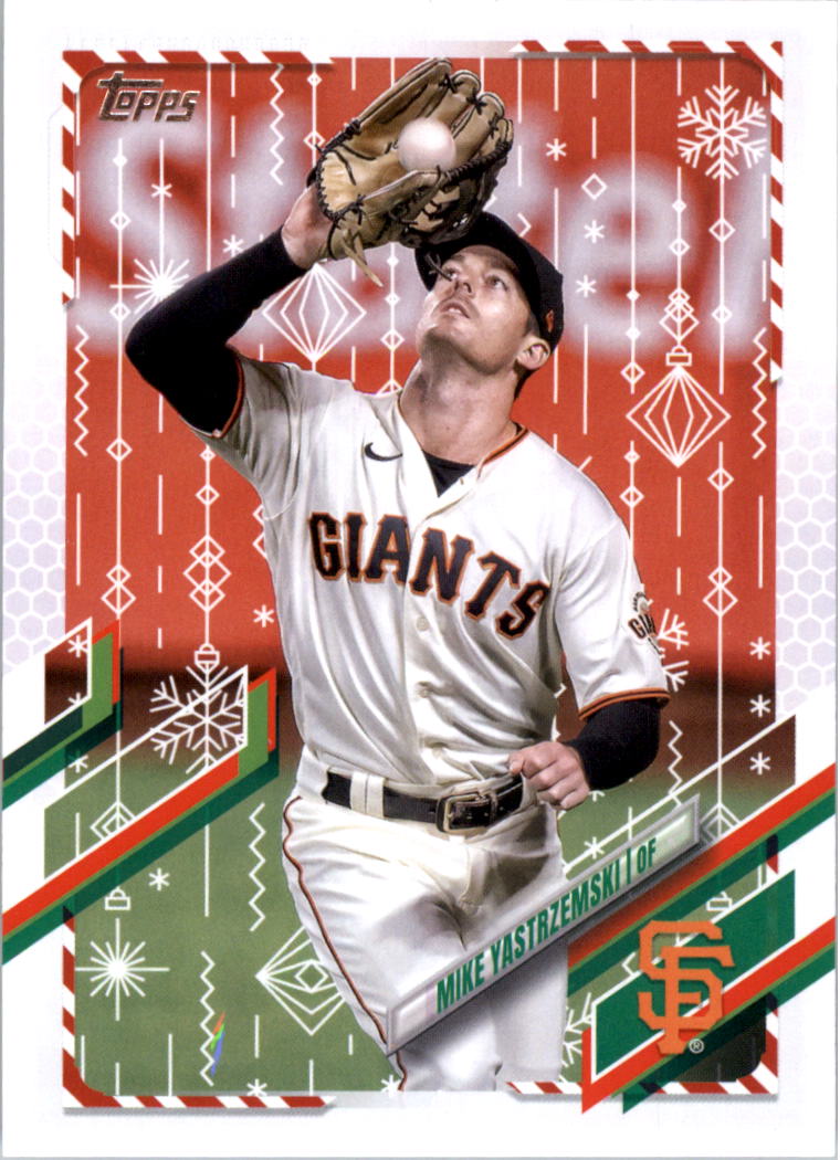 2021 Topps Walmart Holiday Baseball Card Pick (Base)