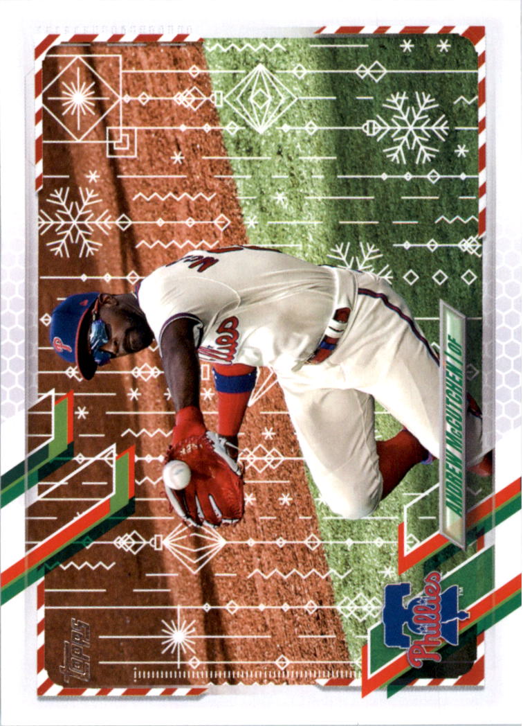 2021 Topps Walmart Holiday Baseball Card Pick (Base)