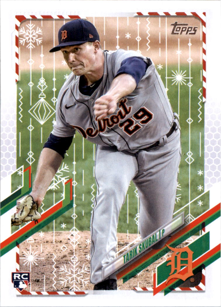 2021 Topps Walmart Holiday Baseball Card Pick (Base)