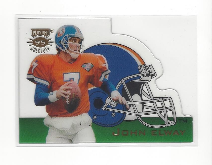 1995 Absolute Die Cut Helmets #5 John Elway
