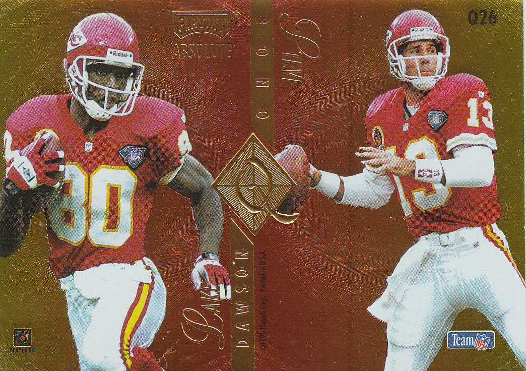 "Tarjetas de inserción de fútbol americano ""Quad Series"" de Absolute (Playoffs) 1995 - Imagen 7 de 13
