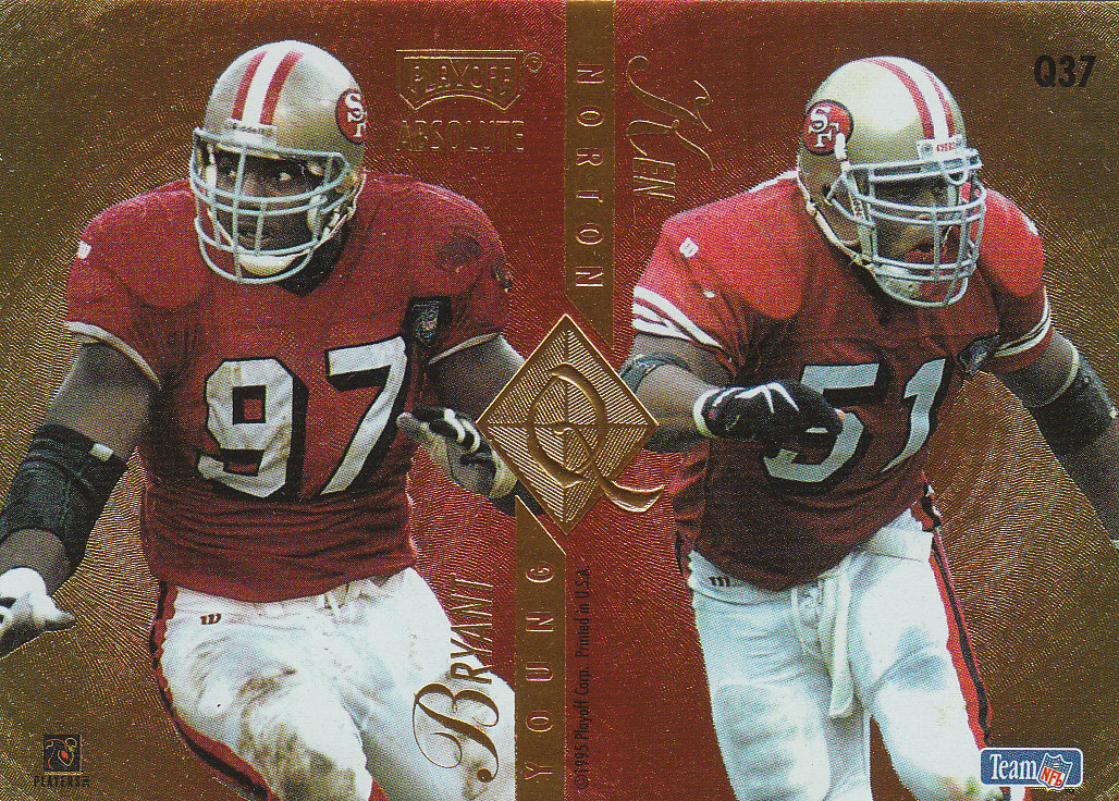 "Tarjetas de inserción de fútbol americano ""Quad Series"" de Absolute (Playoffs) 1995 - Imagen 13 de 13
