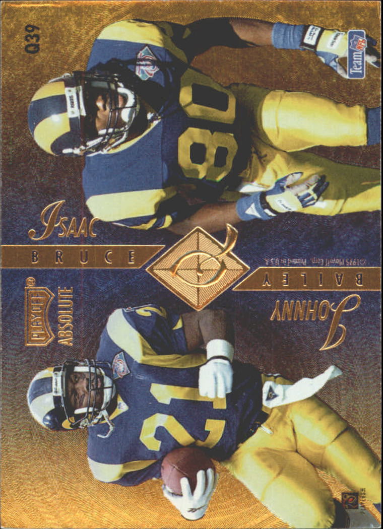 1995 Absolute Quad Series #Q39 Tommy Maddox/Chris Miller/Johnny Bailey/Isaac Bruce