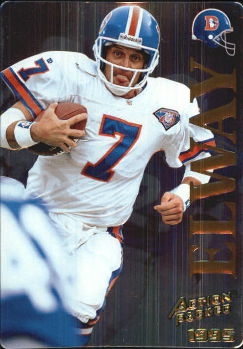 1995 Action Packed Quick Silver Denver Broncos Football Card #14 John ...