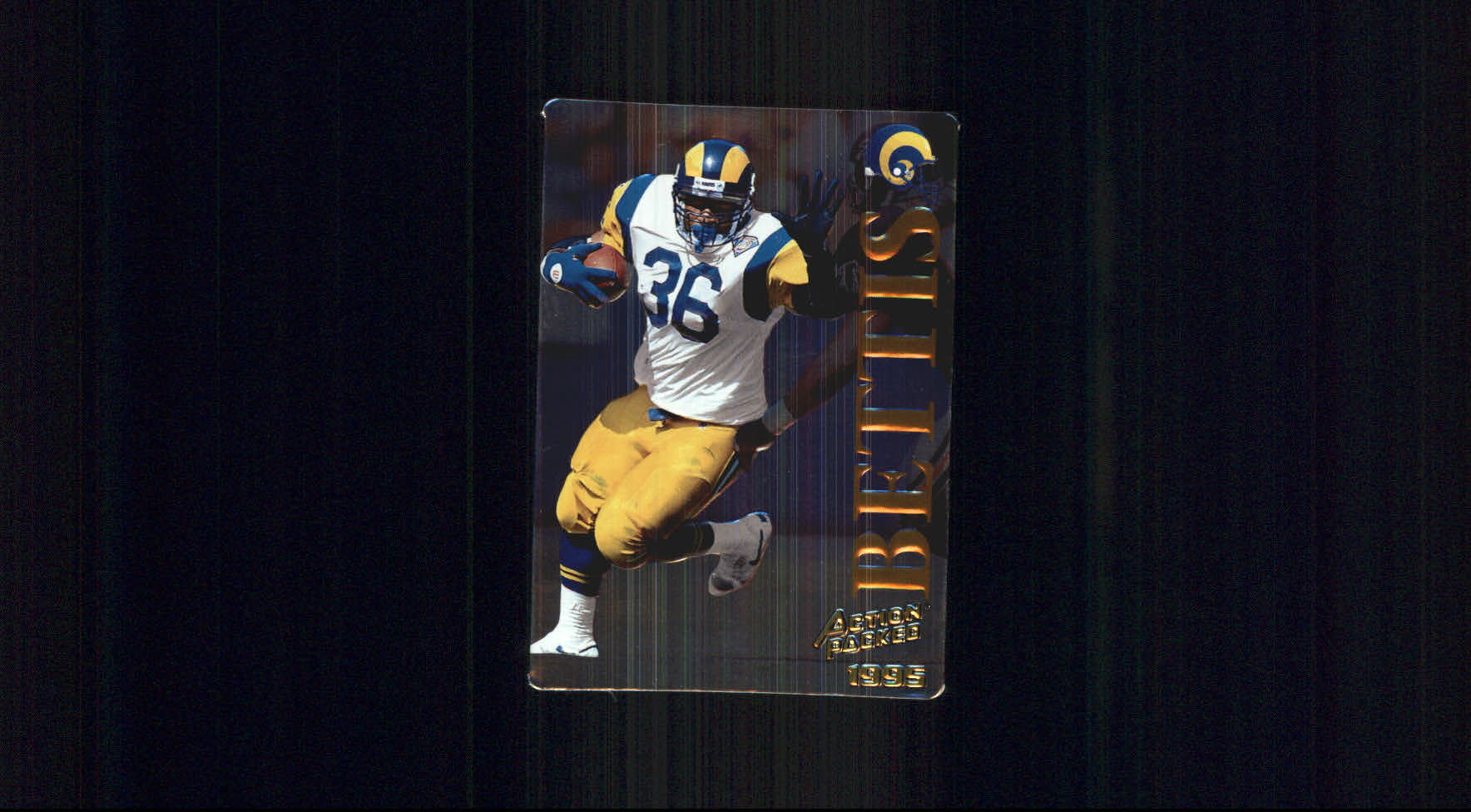 1995 Action Packed Quick Silver #27 Jerome Bettis