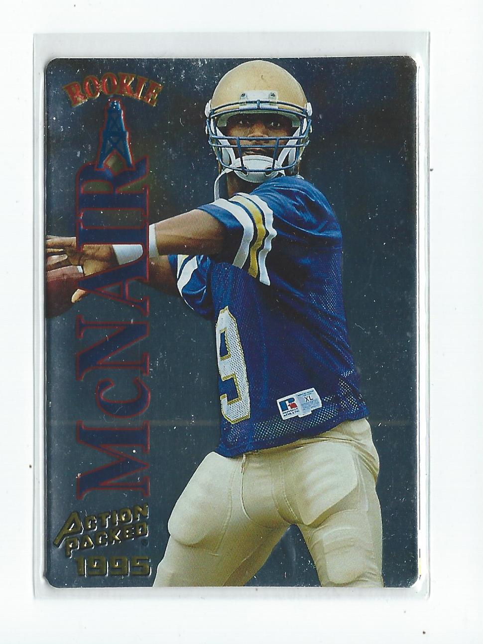 : Steve McNair Card 2012 Certified Mirror Blue Materials