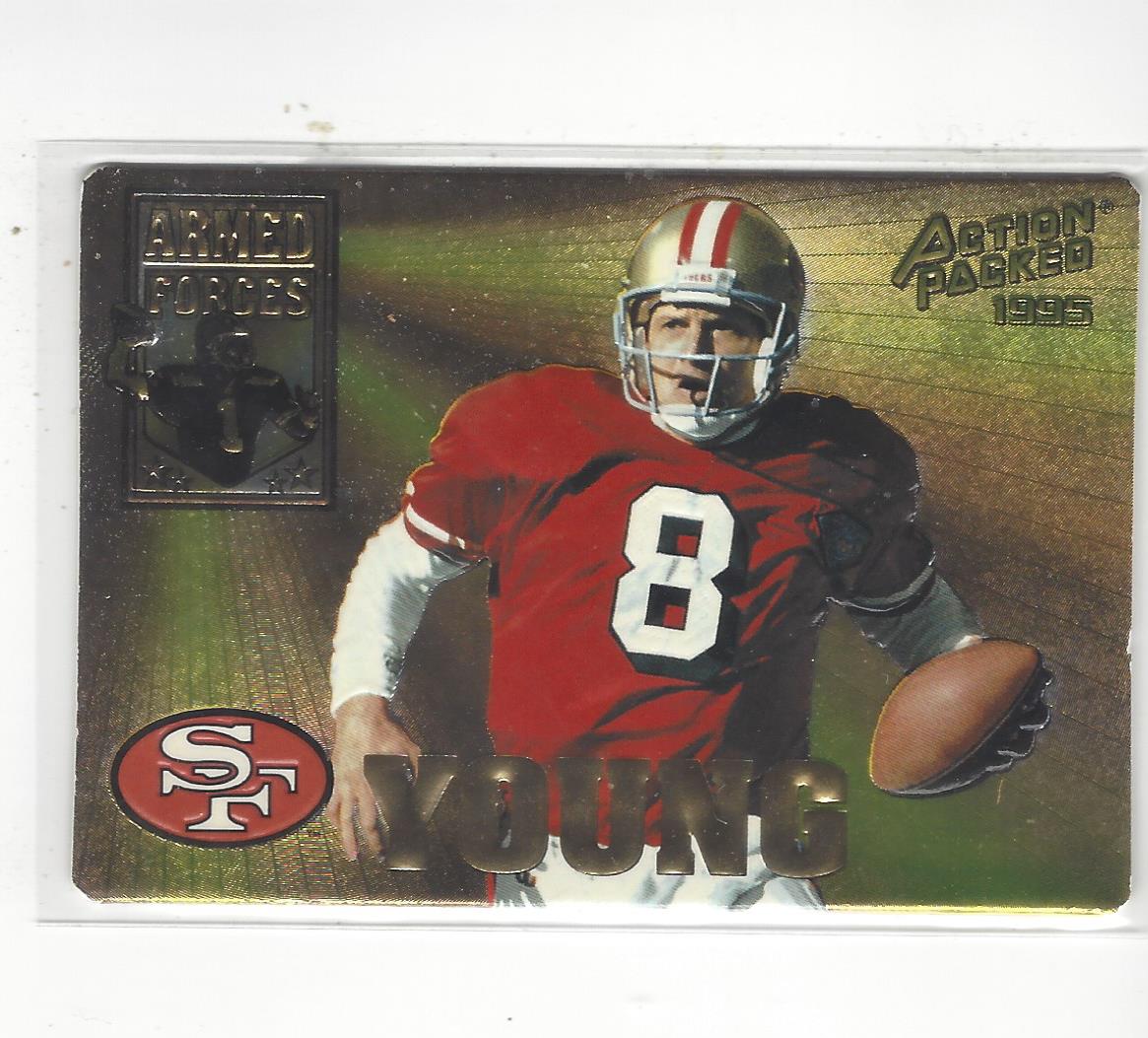 1995 Action Packed Armed Forces #AF4 Steve Young