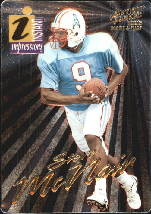 1995 Action Packed Rookies/Stars Instant Impressions #2 Steve McNair