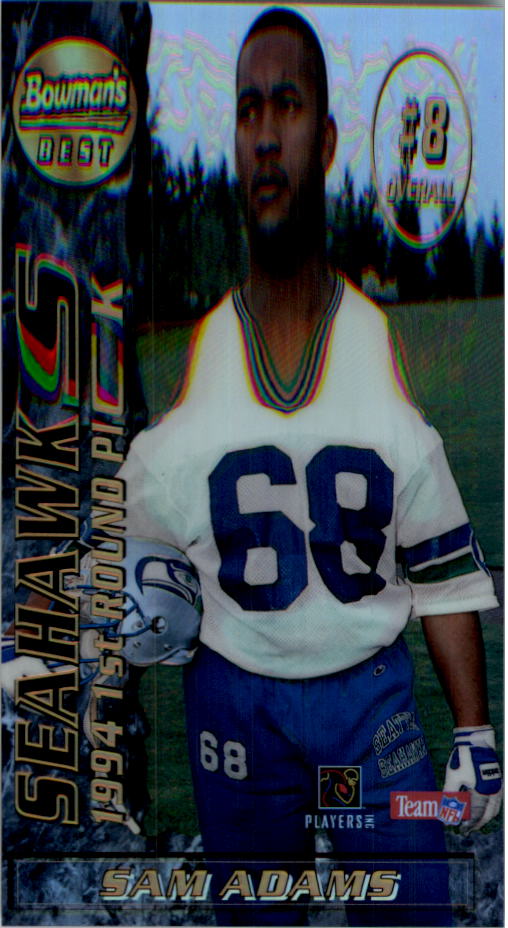 1995 Bowman's Best Mirror Images Draft Picks Refractors #8 Joey Galloway/Adams