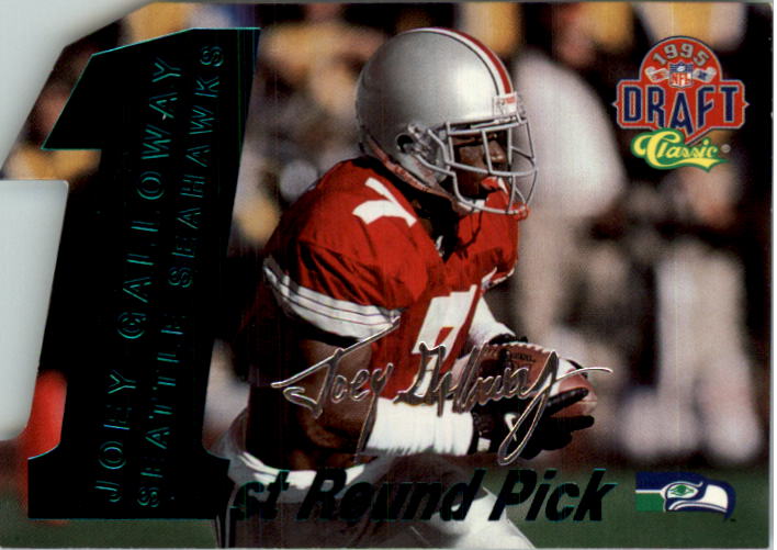 1995 Classic NFL Rookies Die Cuts Silver Signatures #8 Joey Galloway