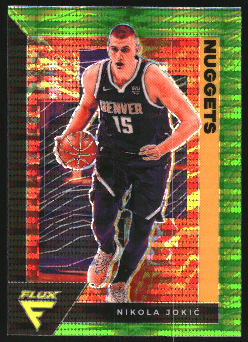 2020-21 Panini Flux Factory Pulsar Green #43 Nikola Jokic
