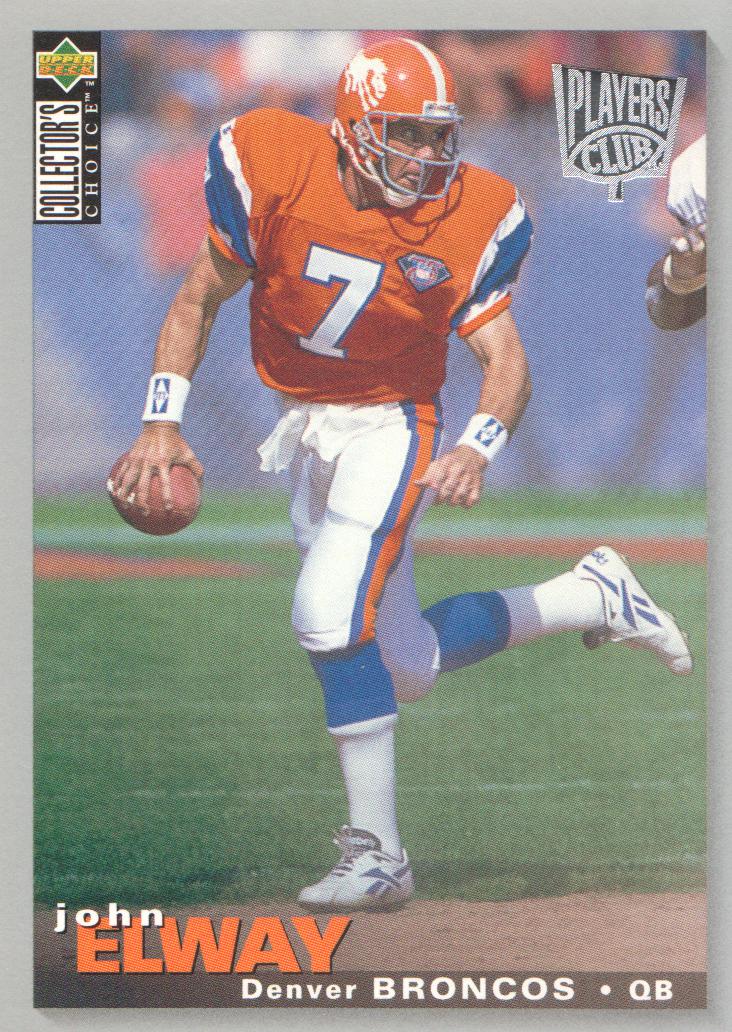 1995 Collector's Choice Player's Club #88 John Elway