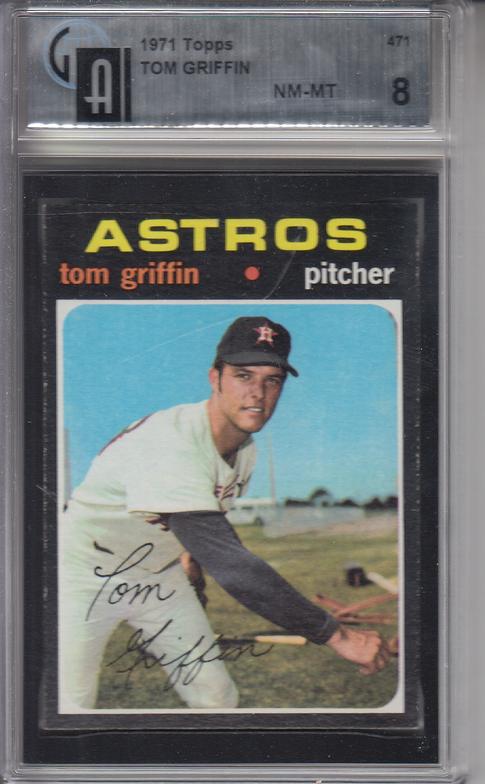 1971 Topps #471 Tom Griffin ASTROS GAI 8 NM-MT Z15683
