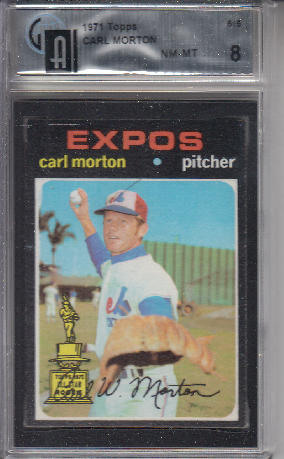 1971 Topps #515 Carl Morton EXPOS GAI 8 NM-MT Z15698