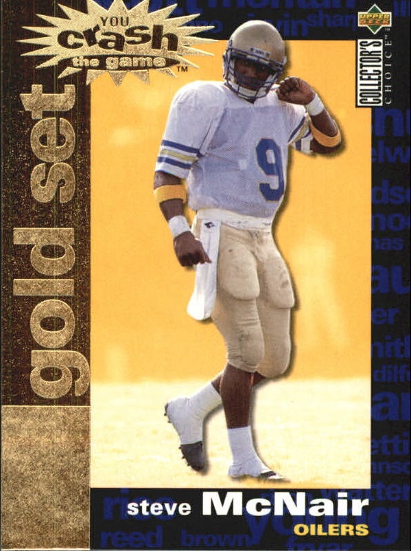1995 Collector's Choice Crash The Game Gold Redemption #C10 Steve McNair