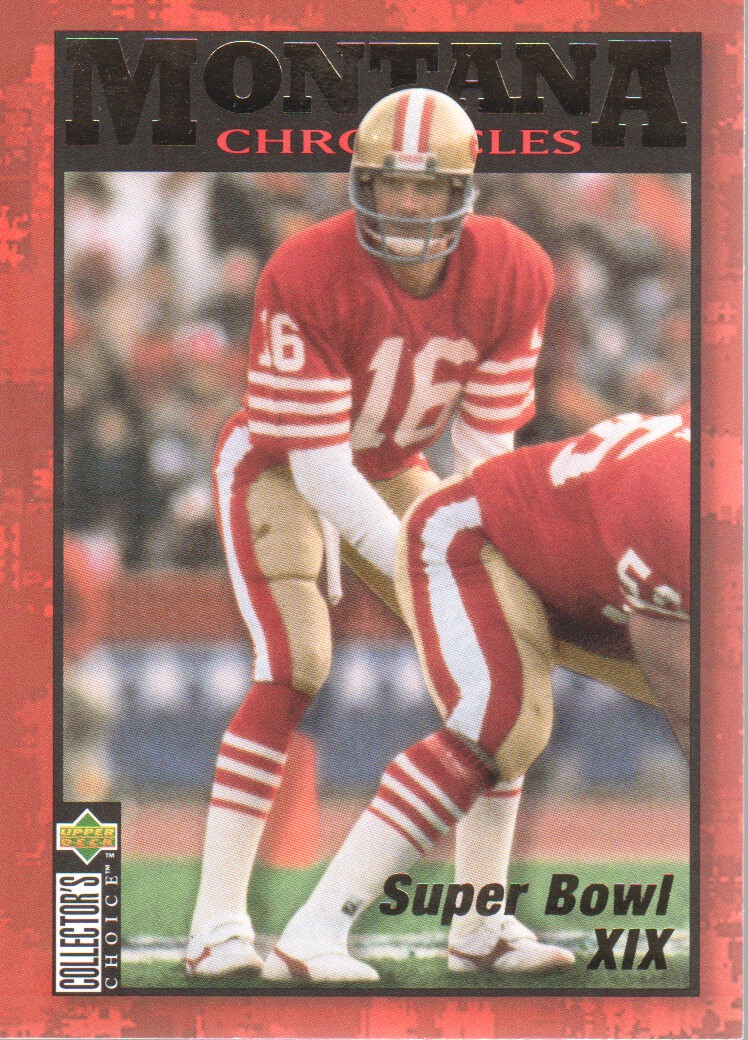 1995 Collector's Choice Joe Montana Chronicles #JM4 Joe Montana - NM-MT ...