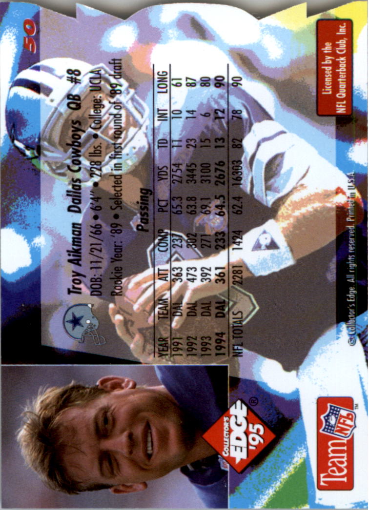 1995 Collector's Edge Football Card Pick (Inserts)