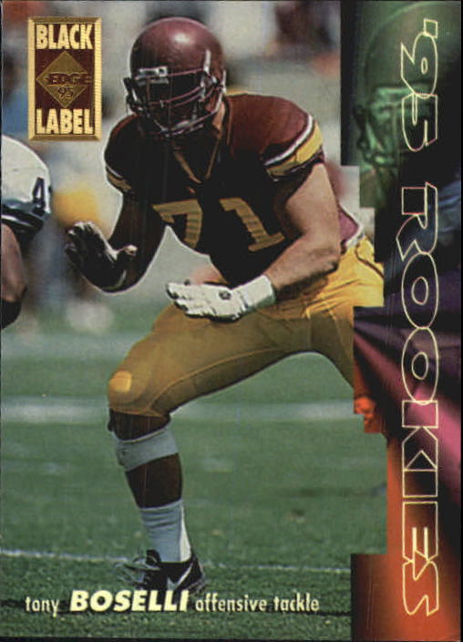 1995 Collector's Edge Rookies Black Label #2 Tony Boselli