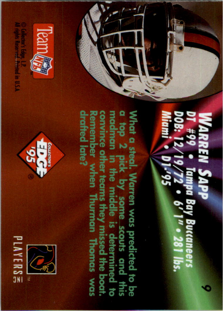 1995 Collector's Edge Football Card Pick (Inserts)