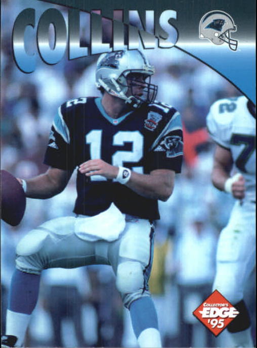 1995 Collector's Edge Instant Replay #42 Kerry Collins RC
