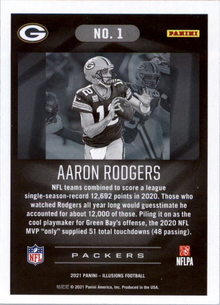 2021 Panini Illusions Retail Football Card Pick (Base)