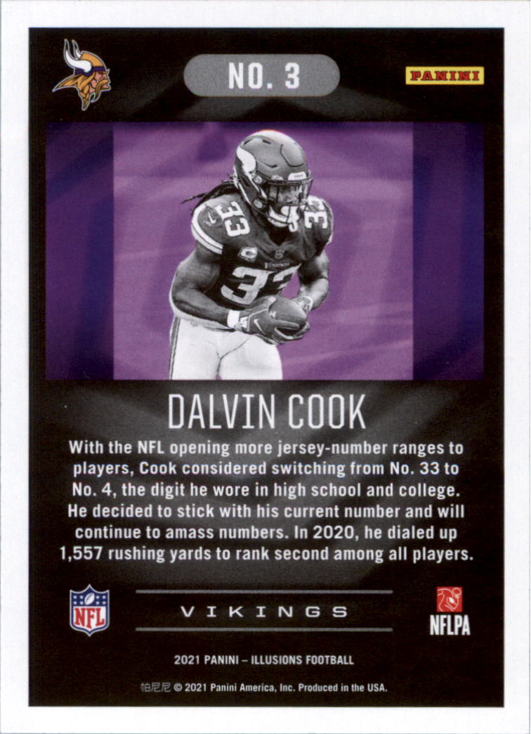 2021 Panini Illusions Retail Football Card Pick (Base)