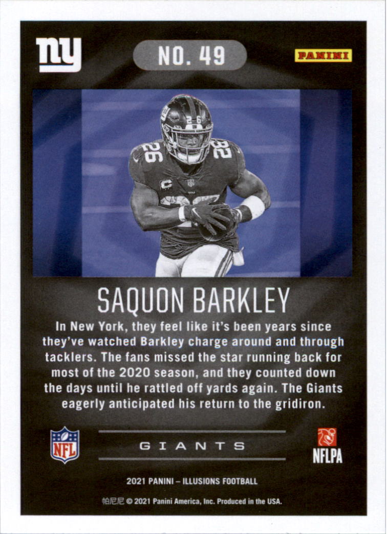 2021 Panini Illusions Retail Football Card Pick (Base)