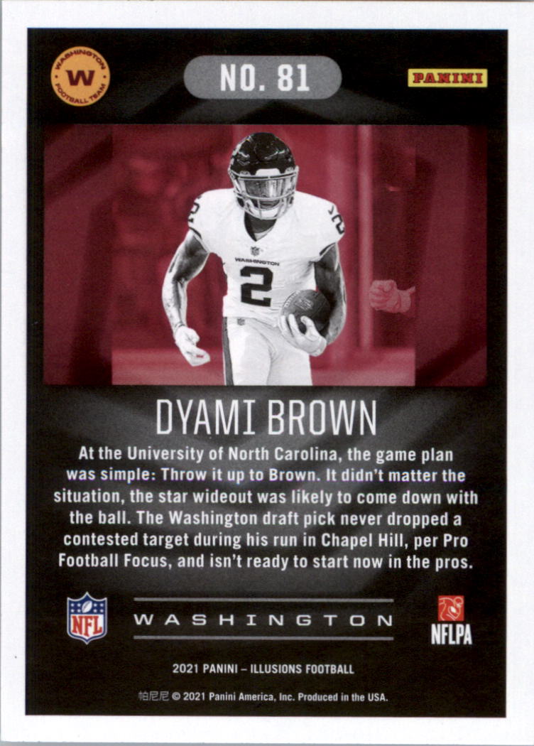 2021 Panini Illusions Retail Football Card Pick (Base)