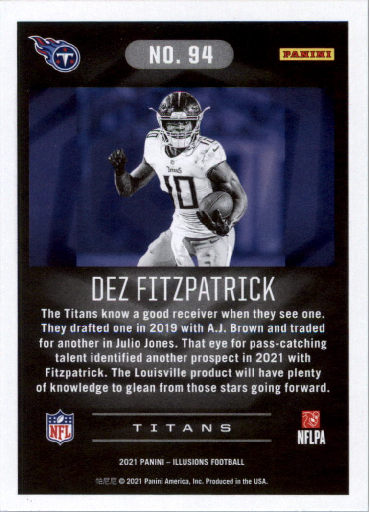 2021 Panini Illusions Retail Football Card Pick (Base)