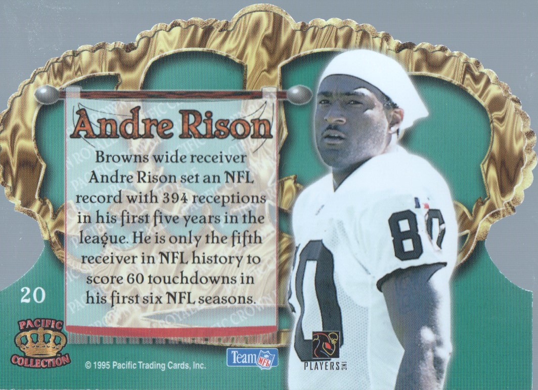 1995 Crown Royale Copper #20 Andre Rison back image