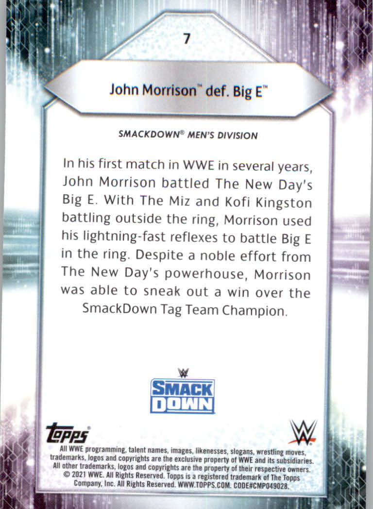 2021 Topps WWE Wrestling "Main Set" Cards #1 to #200 - Picture 15 of 401