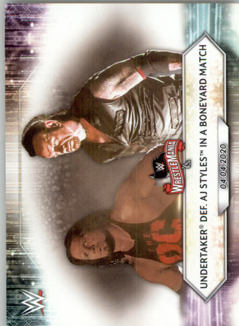 2021 Topps WWE Wrestling "Main Set" Cards #1 to #200 - Picture 96 of 401