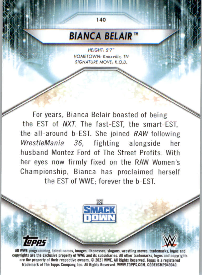 2021 Topps WWE Wrestling "Main Set" Cards #1 to #200 - Picture 281 of 401