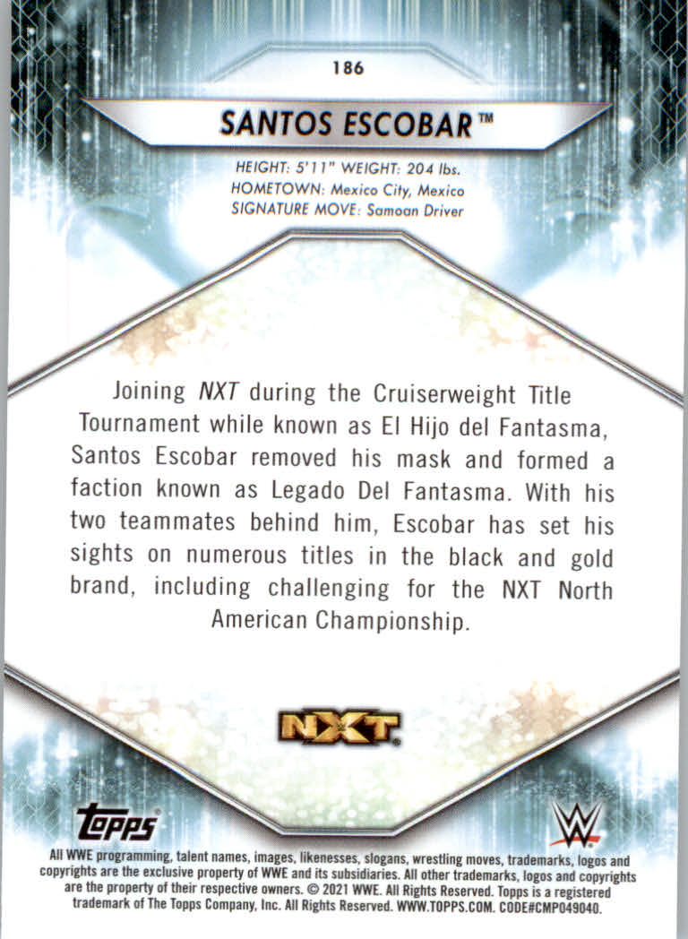 2021 Topps WWE Wrestling "Main Set" Cards #1 to #200 - Picture 373 of 401