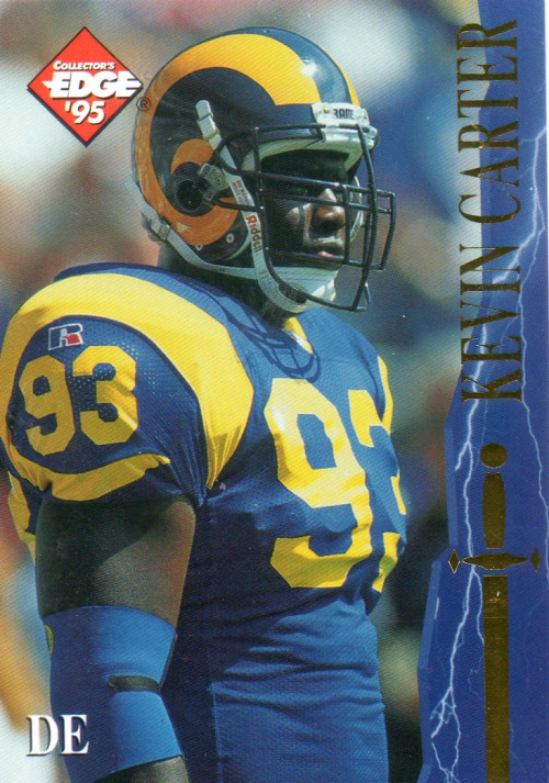 1995 Excalibur Challengers Draft Day Rookie Redemption Prizes Gold #DD8 Kevin Carter