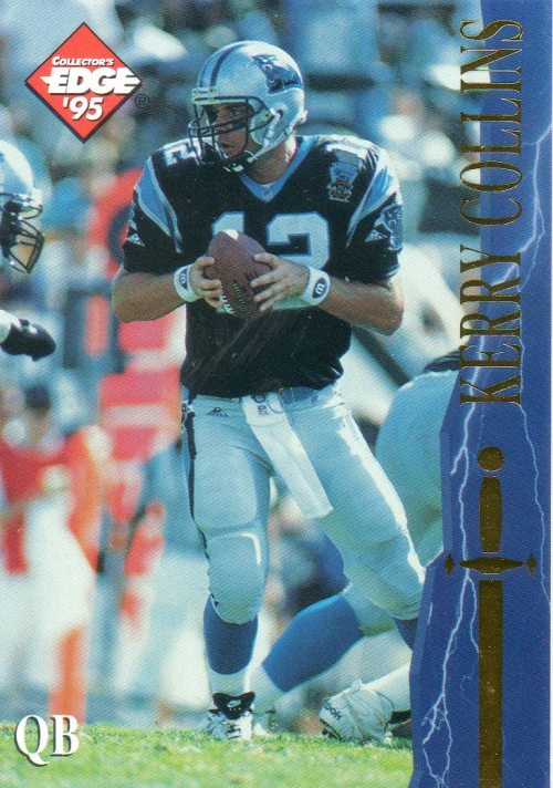 1995 Excalibur Challengers Draft Day Rookie Redemption Prizes Gold #DD10 Kerry Collins