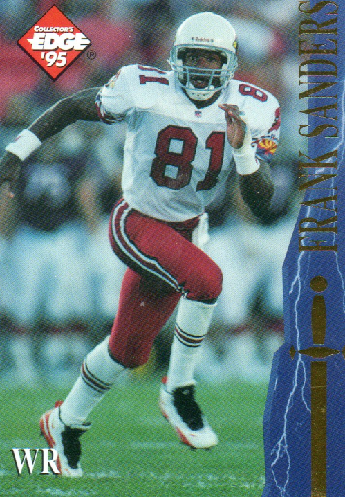 1995 Excalibur Challengers Draft Day Rookie Redemption Prizes Gold #DD24 Frank Sanders