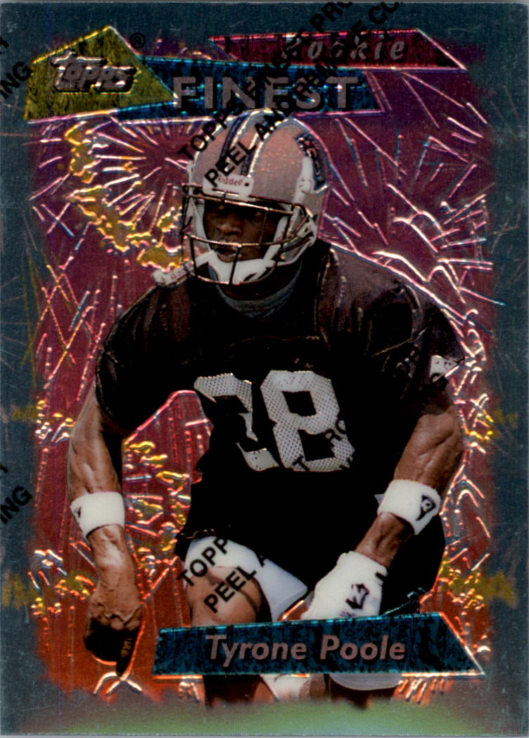 1995 Finest #234 Tyrone Poole