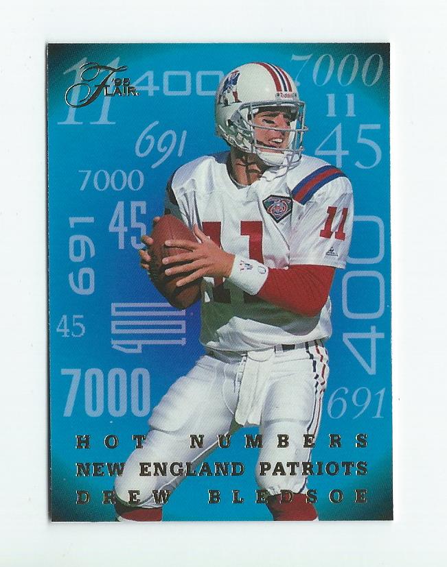 1995 Flair Hot Numbers #3 Drew Bledsoe